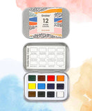 Watercolor Pocket Set of 12 - Basic Colors