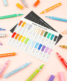 Medium Tip Acrylic Paint Marker Set Of 24