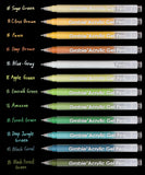 Bold & Bright Coloring Kit - Acrylic Gel Pen Set