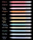Bold & Bright Coloring Kit - Acrylic Gel Pen Set