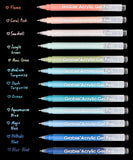 Bold & Bright Coloring Kit - Acrylic Gel Pen Set