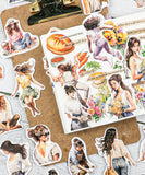 50 pcs Grabie Exclusive Vibrant Girls Sticker Set