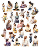 50 pcs Grabie Exclusive Vibrant Girls Sticker Set