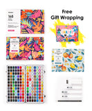 Watercolor Set Of 168 & Paper Bundle