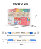 Dual Tip Acrylic Paint Marker Set of 36