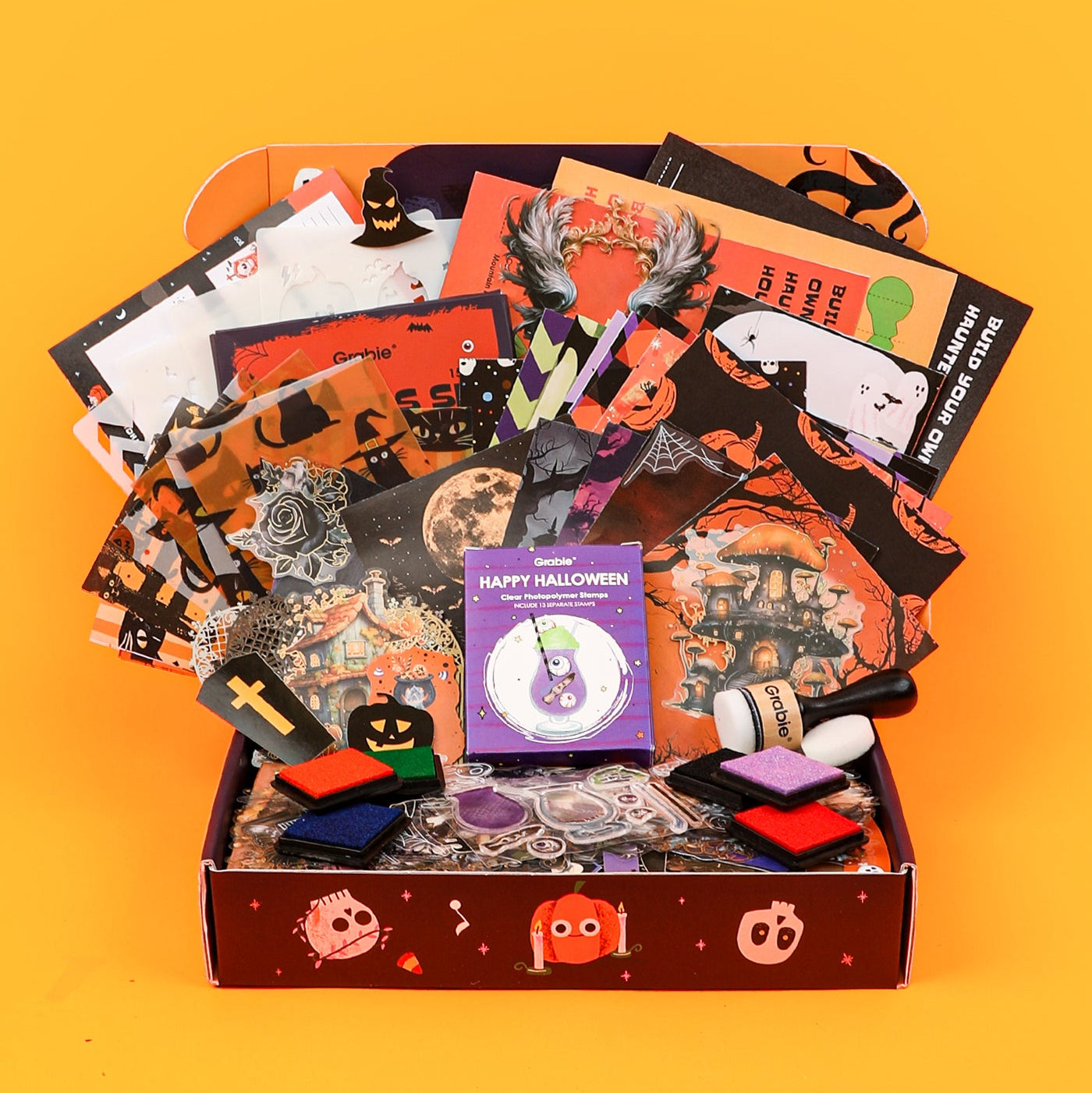 Halloween-Themed Grabie Scrapbook Club Box