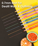 Extra Fine Tip Acrylic Paint Marker Set of 28