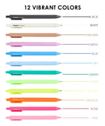 What To Draw: 30-Day Pet Drawing Kit vibrant color art pens including black, white, brown, purple, blue, green, yellow, orange, and pink