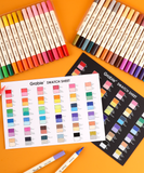 Dual Tone Brush Tip Acrylic Paint Marker Set