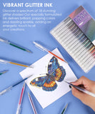 Iridescent Glitter Gel Ink Pen Set