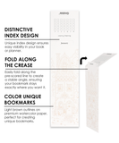 12 Sheets 140lb Watercolor Coloring Bookmarks - Townhouse Edition