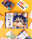 Grabie Quarterly Watercolor Coloring Club