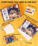 Grabie Quarterly Watercolor Coloring Club