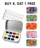 Grabie Watercolor Pocket Set - 5 Themes Value Bundle, Grabie Art, Grabie Art Supplies, Watercolor Set For Beginners, Best Watercolor Paint Set, Travel Set Watercolor, Pocket Watercolor Set, Portable Watercolor Set, Good Watercolor Sets, Watercolor Set, Easy Watercolor Painting, Watercolor Painting Supplies, Travel Watercolor Set, Mini Watercolor Set, Professional Watercolor Paints, Mini Watercolor Paint Set, Mini Watercolor Sets, Grabie Watercolors, Grabie Watercolor, Grabie Watercolor Paint
