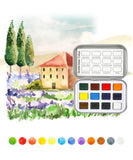 Grabie Watercolor Pocket Set - Essential Color, Grabie Art, Grabie Art Supplies, Watercolor Set For Beginners, Best Watercolor Paint Set, Travel Set Watercolor, Pocket Watercolor Set, Portable Watercolor Set, Good Watercolor Sets, Watercolor Set, Easy Watercolor Painting, Watercolor Painting Supplies, Travel Watercolor Set, Mini Watercolor Set, Professional Watercolor Paints, Mini Watercolor Paint Set, Mini Watercolor Sets, Grabie Watercolors, Grabie Watercolor, Grabie Watercolor Paint
