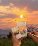 Art On-The-Go Mini Watercolor Keychain