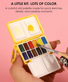 Art On-The-Go Mini Watercolor Keychain
