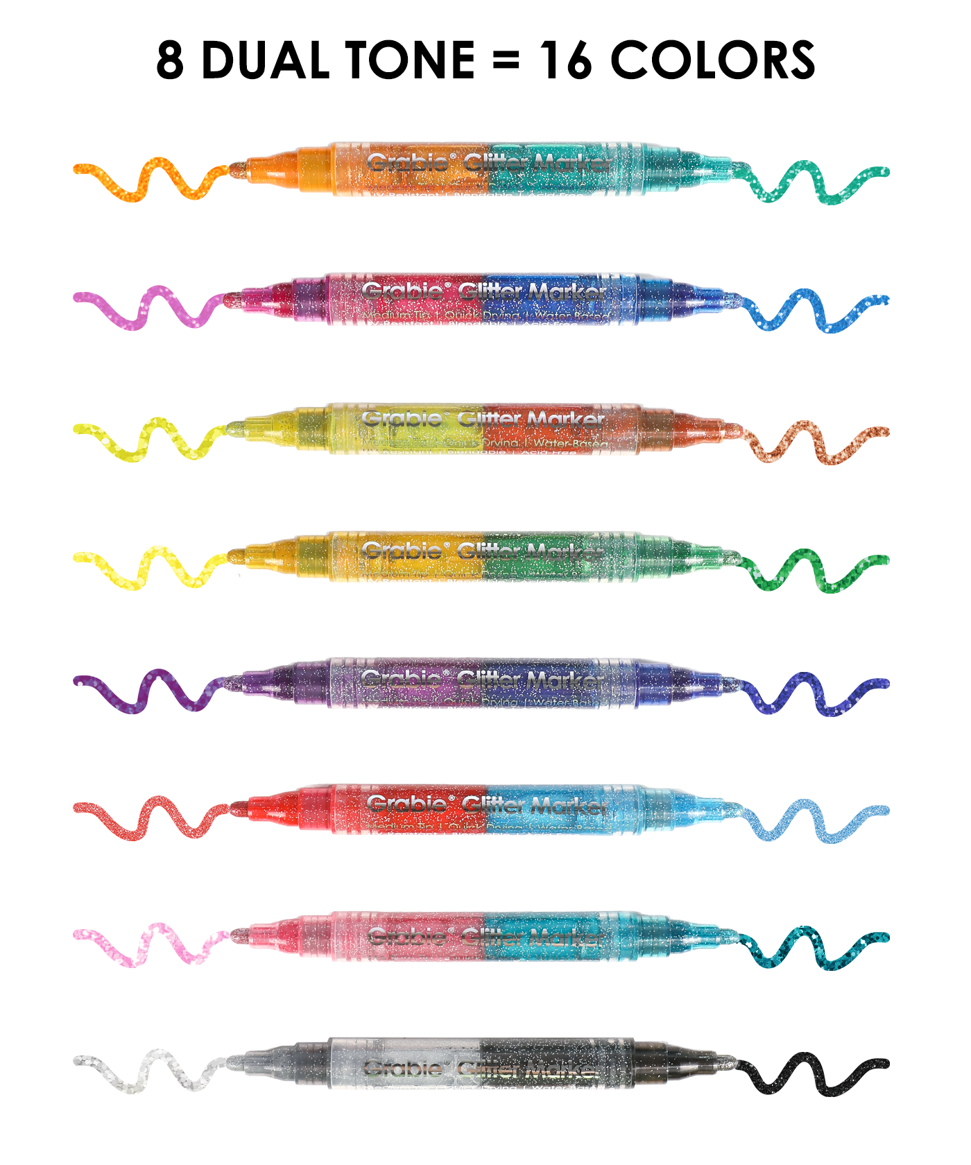 Acrylic marker, best markers for coloring, colouring pens for artists, glitter markers, paint marker pen, markers with glitter, glitter paint markers, water based markers, acrylic paint markers set, best acrylic paint pens, best paint pens, markers glitter, set marker, broad tip markers, Grabie Acrylic Marker Set, Grabie Glitter Marker Set, Grabie Art Supplies, Grabie Drawing Supplies, Grabie Paint Markers, Grabie Glitter, Grabie Medium Tip Marker, Grabie Art