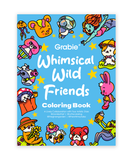 32 Sheets Whimsical Wild Friends Coloring Book: An Exclusive 4-Artist Collaboration