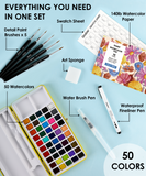 All-In-One Premium Watercolor Set