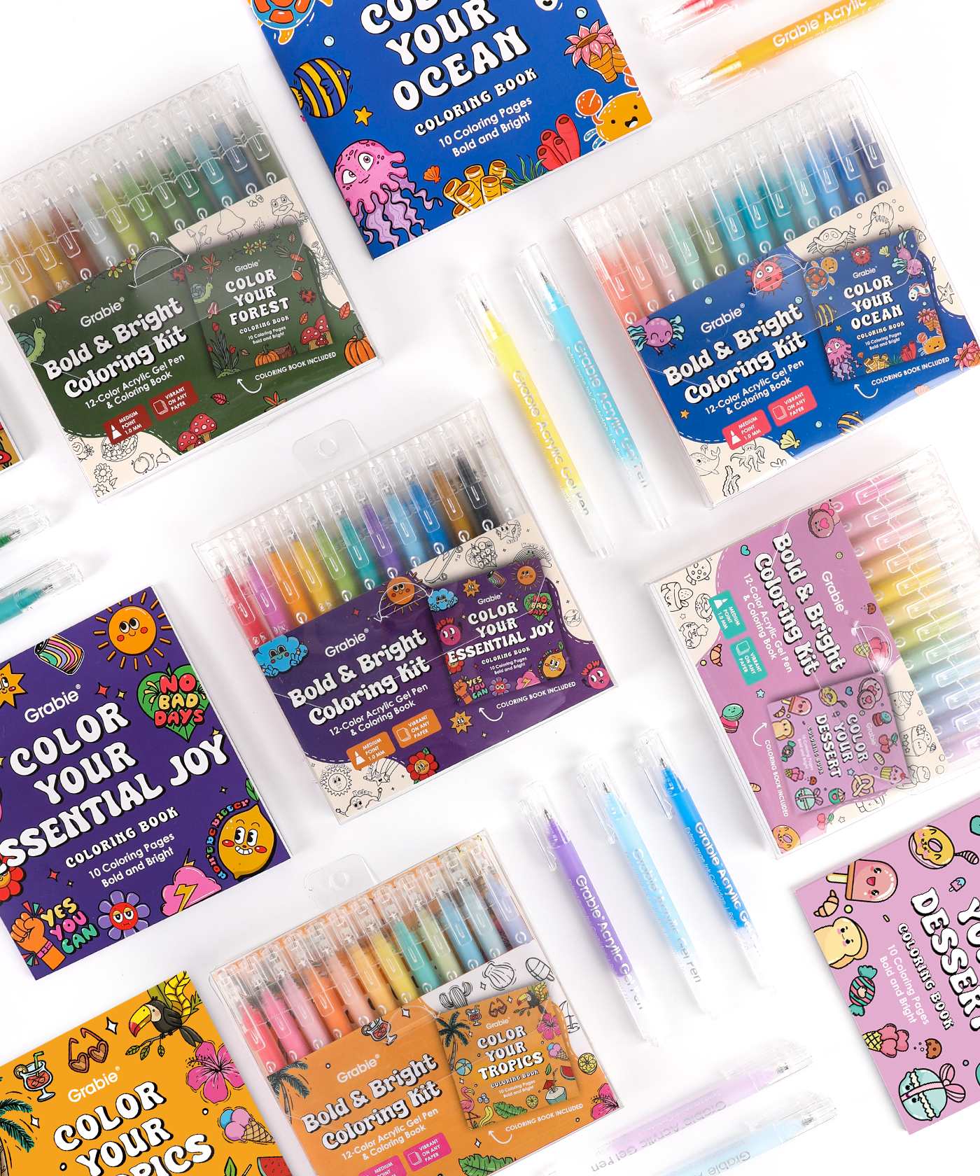 Bold & Bright Coloring Kit