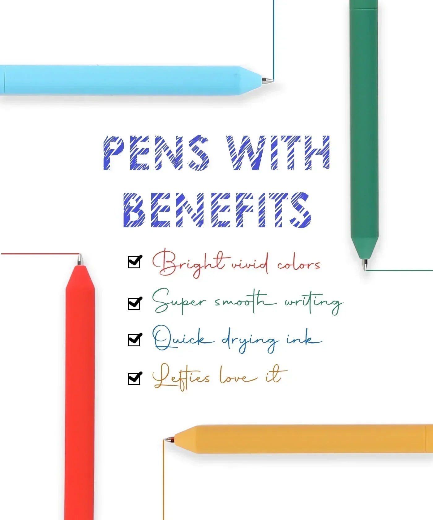 Morandi Gel Pens College Essentials BAYTORY 6Pcs 0.5mm Fine Point , Smooth Writing Pens No Smear & Smudge, Quick-dry, Black Ink Pen Smooth Writing For Journaling Gel Pens Ink Pens