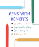 Retractable Gel Pen Set of 20