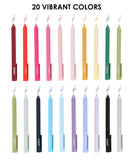 Retractable Gel Pen Set of 20