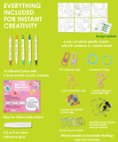 Shrink to Sparkles Craft Kit (DIY Shrinky Dinks Set)