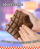 Grabie Ultimate Stress Relief Squishy - Chocolate Chunky Bar