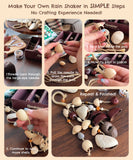 Create Your Own Rain Shell Shaker Kit