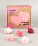 Scented Candle with an Energy Crystal inside