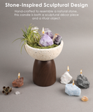 Scented Candle with an Energy Crystal inside