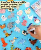 “Drop to Puff” 3D Sponge Art Kit