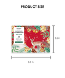15 Sheets 140LB Holiday-Themed Watercolor Coloring Book