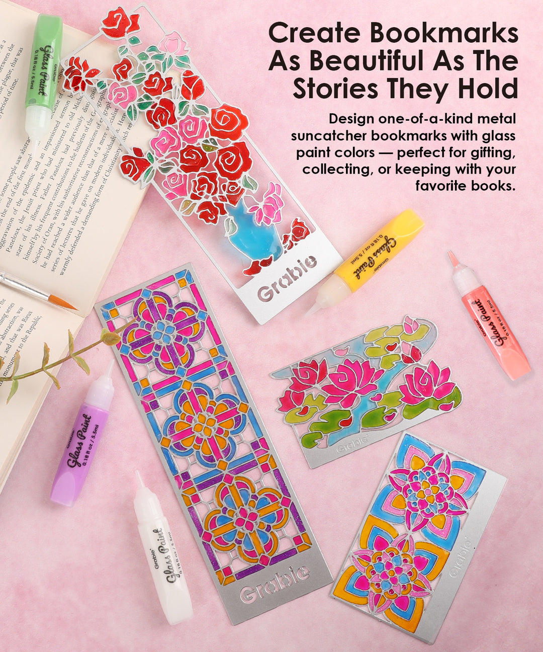 Stained Glass Suncatcher Bookmark Kit