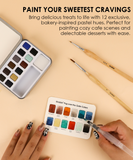 Grabie × FAMSF Watercolor Pocket Set of 12 with Brush - Fog over the Gate