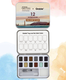 Grabie × FAMSF Watercolor Pocket Set of 12 with Brush - Russian Hill
