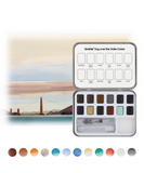 Grabie × FAMSF Watercolor Pocket Set of 12 with Brush - Russian Hill