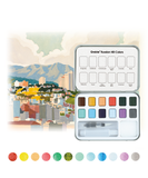 Grabie × FAMSF Watercolor Pocket Set of 12 with Brush - Russian Hill
