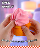 Grabie Ultimate Stress Relief Squishy - Dreamy Ice Cream Swirl (Strawberry)
