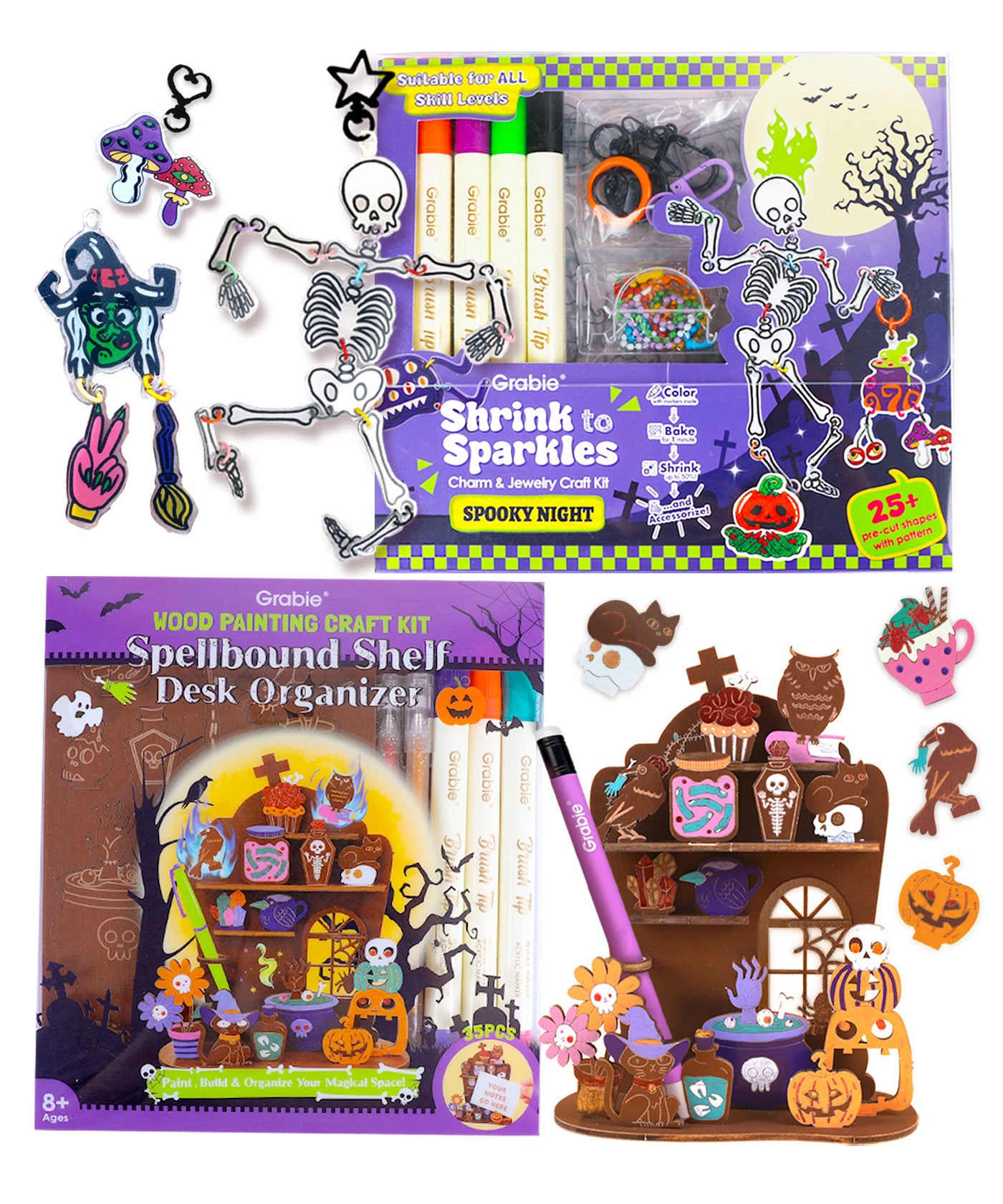 Shrink to Sparkles DIY Craft Kit - Spooky Night (Limited Edition)