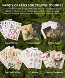 200+ Pages The Botanical Muse Collage Activity Book