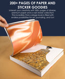 200+ Pages Threads of Time Collage Activity Book