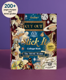 200+ Pages The Mystic Realm Collage Activity Book with mystical artwork, stickers, and creative cut-out designs