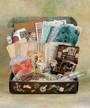 The Apothecary & Entomology Cabinet-Themed Grabie Scrapbook Club Box