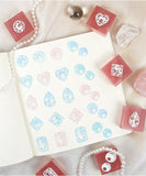Gem Archive Jewelry Acrylic Stamps & Ink Pads Set