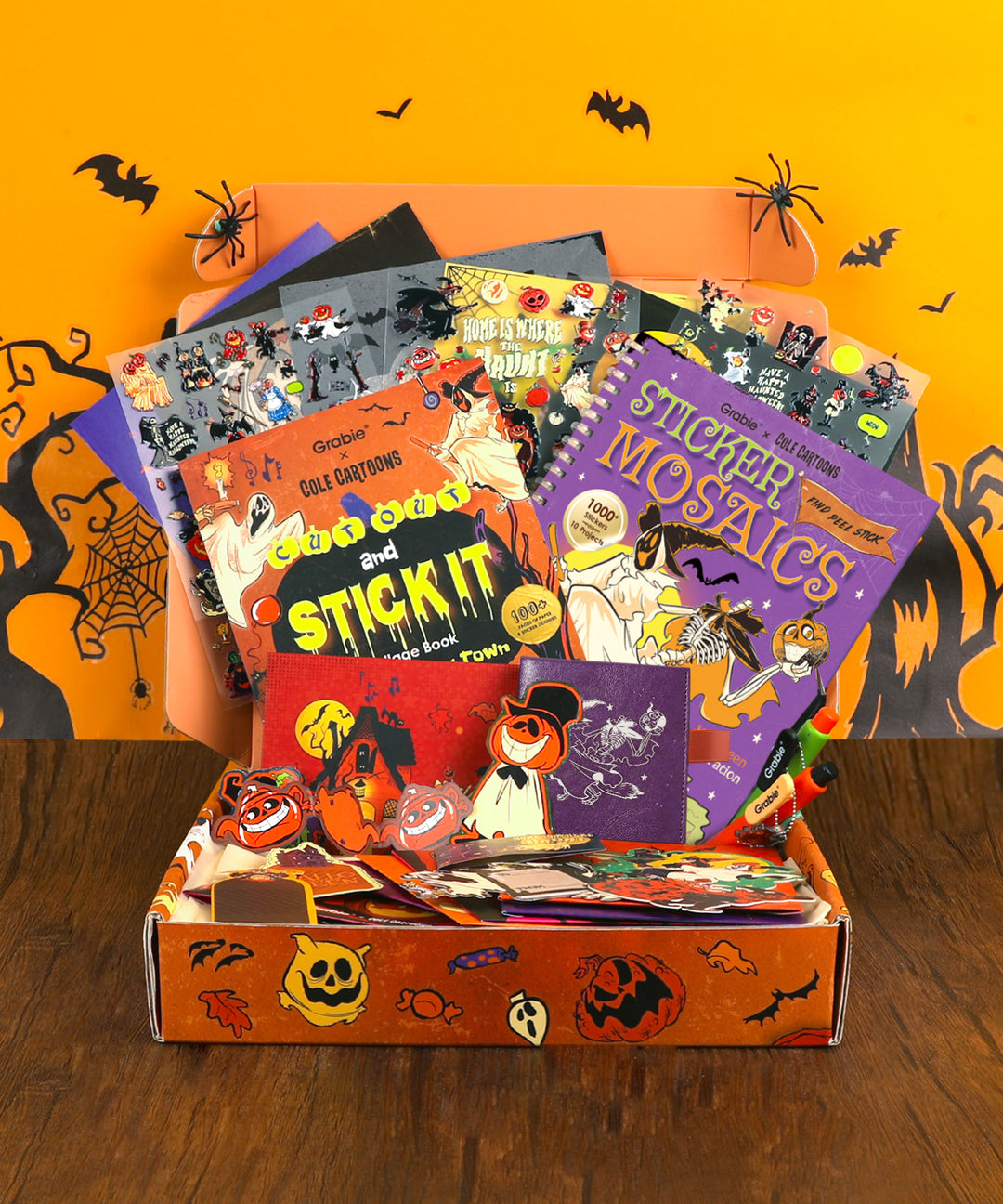 Retro Spooky Town-Themed Grabie Scrapbook Club Box [Pre-Order]