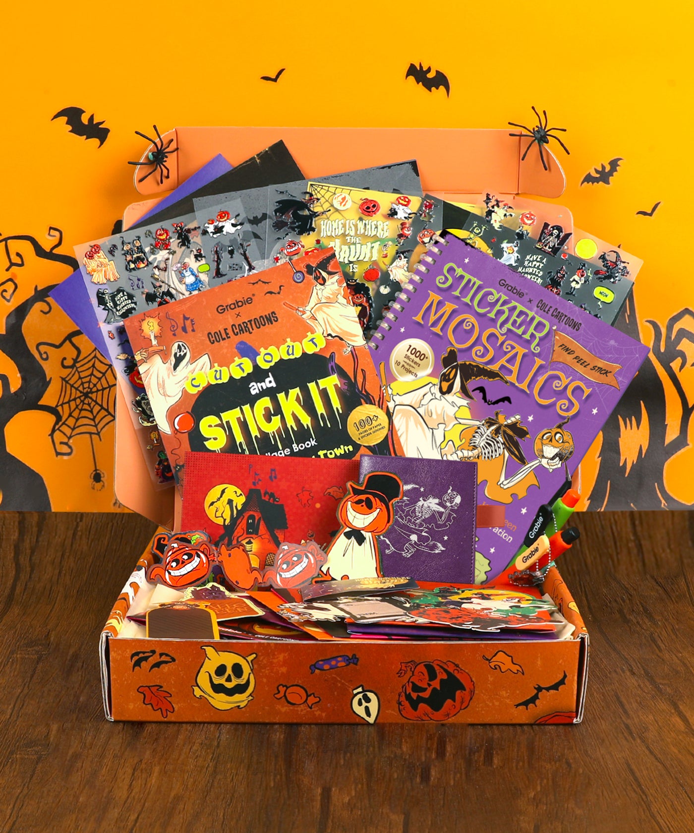 Retro Spooky Town-Themed Grabie Scrapbook Club Box [Pre-Order]