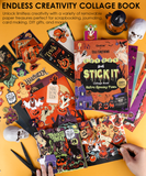 Retro Spooky Town Collage Activity Book x COLE CARTOONS